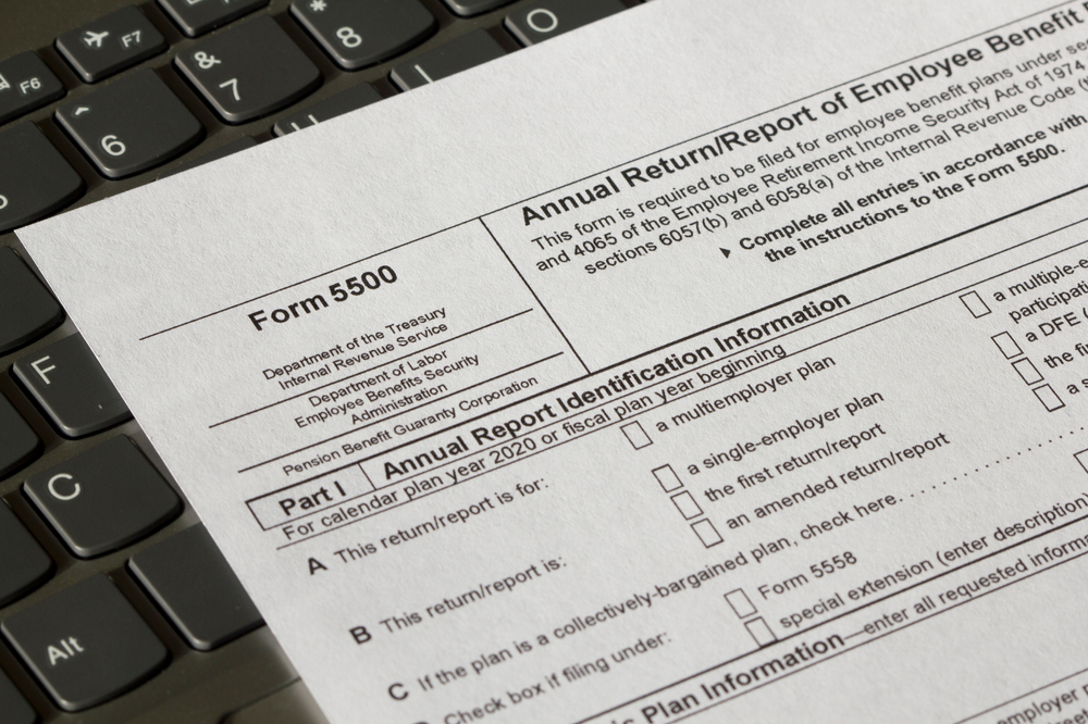 Form,5500,,annual,return,of,employee,benefit,plan.